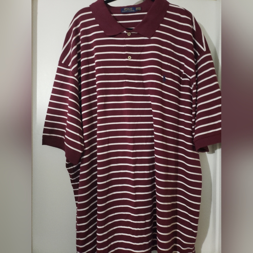 Men's Striped Polo